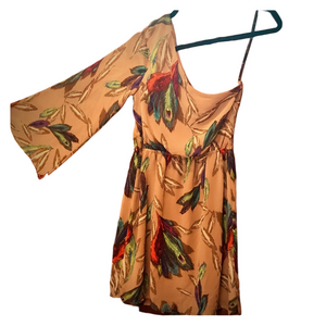 Forever 21 feather off the shoulder romper